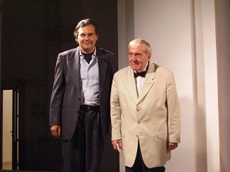 Luigi Fracasso con Aldo Ciccolini