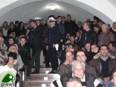 Il pubblico durante il Consiglio comunale dedicato al megaparco